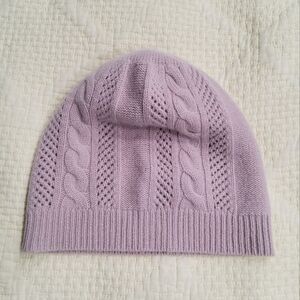 REPEAT Cashmere Blend Knit Hat Beanie